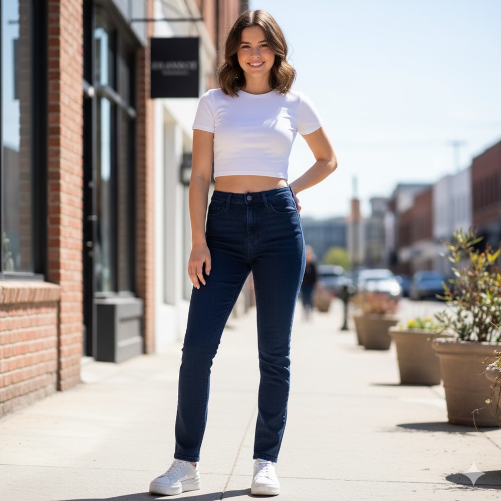 Subdued | Y2K Blue Wash Stretch Skinny Jeans Quality Jeggings